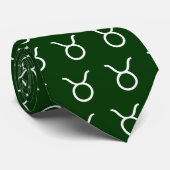 Cravate Taurus - Vert (#003300) (Roulé)