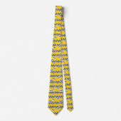 Cravate Taxi Driver New York Yellow Cab Checkerboard Amuse (Devant)