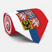 Cravate Tchèque Drapeau & République Tchèque, affaires / s (Roulé)