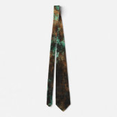 Cravate Teal Cooper Patina Métallisé (Dos)
