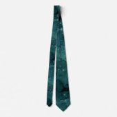 Cravate Teal Galaxy Series Design 2 (Dos)