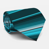Cravate Teal Serape Pattern -  (Roulé)