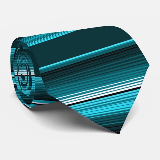 Cravate Teal Serape Pattern -  (Roulé)