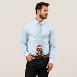 Cravate Teckel de Noël