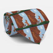 Cravate Teckel et St Francis (Roulé)