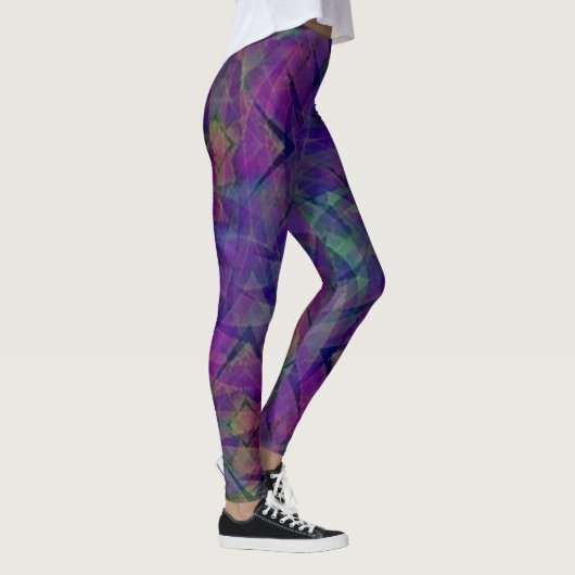 Cravate teint Zig Zag Motif Leggings (Droite)