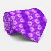 Cravate teinte nouée - pourpre (Roulé)