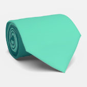 Cravate Teintes de sarcelle vert bleu de mer aigue-marine (Roulé)