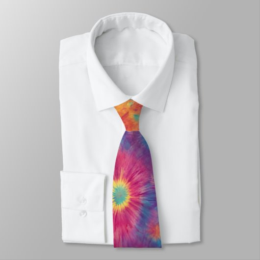 Cravate Teinture arc-en-ciel (Attaché)