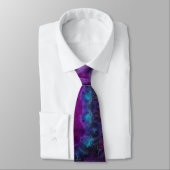 Cravate-teinture Cravate masculine en violets, blu (Attaché)