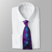 Cravate-teinture Cravate masculine en violets, blu (Attaché)