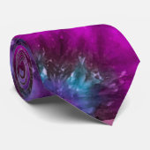 Cravate-teinture Cravate masculine en violets, blu (Roulé)