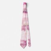 Cravate Teinture moderne Tie Rose Abstrait (Devant)