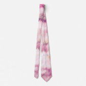 Cravate Teinture moderne Tie Rose Abstrait (Dos)