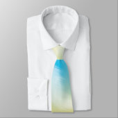 Cravate Teinture rose jaune et bleu (Attaché)