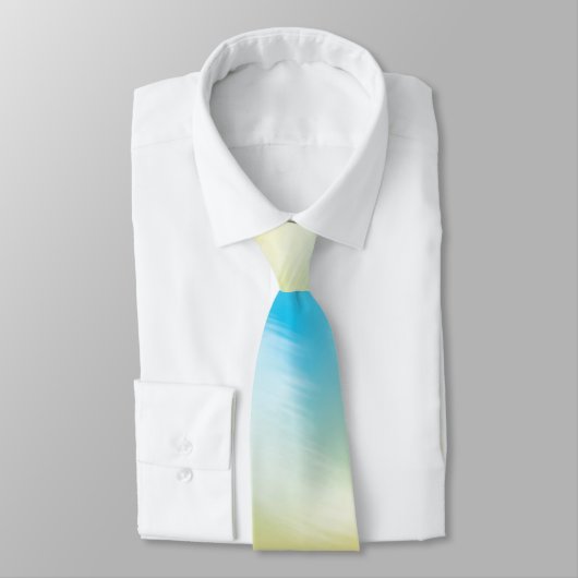Cravate Teinture rose jaune et bleu (Attaché)
