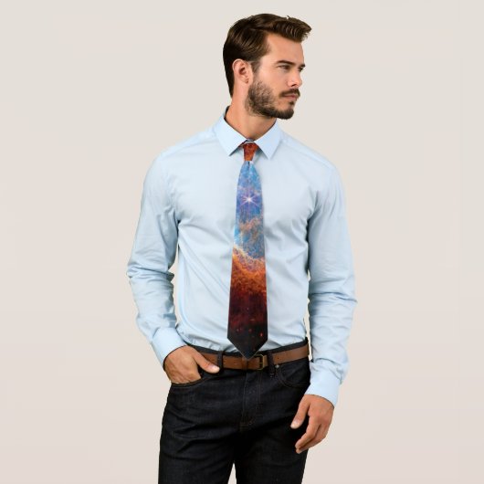 Cravate Télescope spatial James Webb Nébuleuse de l'Anneau (En situation)