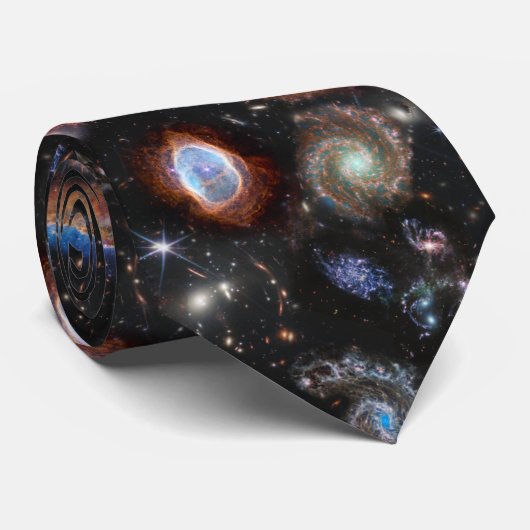 Cravate Téléscope spatial JWST James Webb Collage photo (Roulé)