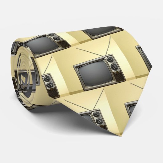 Cravate téléviseur rétro (Roulé)