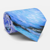 Cravate Tempête de mer (Roulé)