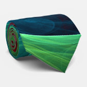 Cravate Tempête rouge Floral Art moderne Abstrait Motif co (Roulé)