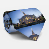 Cravate Temple de Gilbert au coucher du soleil (Roulé)