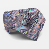 Cravate Tendance & Audacieux | Col Écharpe Imprimé Léopard (Roulé)