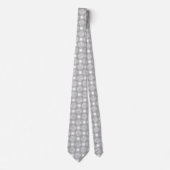 Cravate Tendance Silver Grey Pastel (Devant)