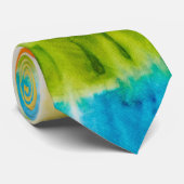Cravate Tendance Tie-Dye Coloré (Roulé)