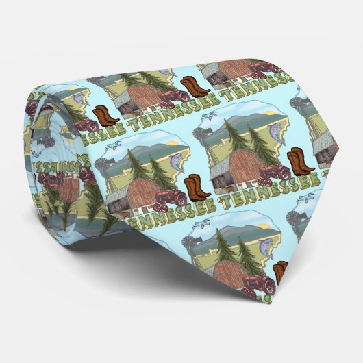 Cravate Tennessee (Roulé)