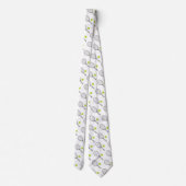 Cravate Tennis racket and ball custom tie (Dos)
