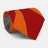 Cravate Tente de cirque allée mal (pourtant assez). (Roulé)