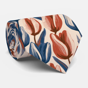 Cravate Tenue de mariage pour mari époux fleur de tulipe