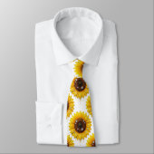 Cravate Tenue Décontractée | Tournesols et Diamants (Attaché)