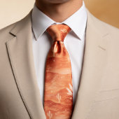 Cravate Terracotta Desert Boho