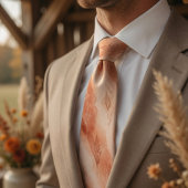 Cravate Terracotta Rustic