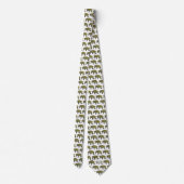Cravate Terrapin (white) - Neck Tie (Dos)