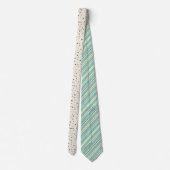 Cravate Terrazzo Tile Confetti Style Moderne Tons de Terre (Dos)