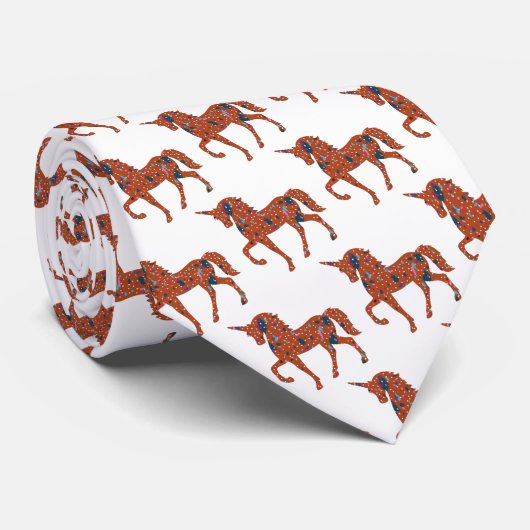Cravate Terrazzo Unicorn (Roulé)