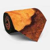 Cravate Terre cuite, bouteille et sabots par Vincent van G (Roulé)