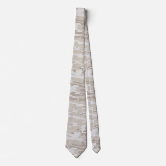 Cravate Terre en friche blanchie Camo (Devant)