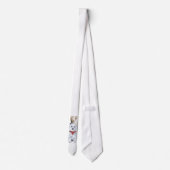 Cravate Terrier Blanc de West Highland Chef (Dos)