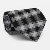 Cravate tessan noir et blanc (Roulé)