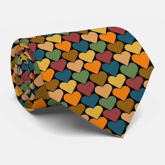 Cravate Tessellated Pattern Design (Roulé)