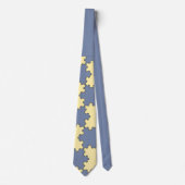 Cravate Tessellé Koch Snowflakes (Motif fractal) (Devant)