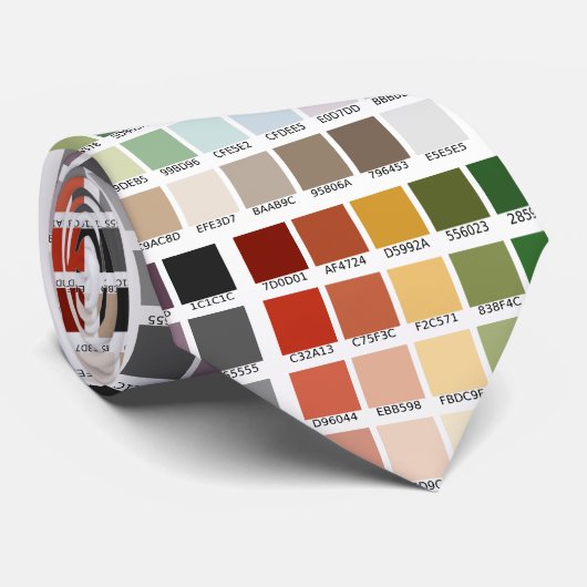 Cravate Test de couleur (Roulé)