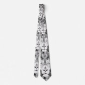 Cravate Tête de lion géométrique cool (Dos)