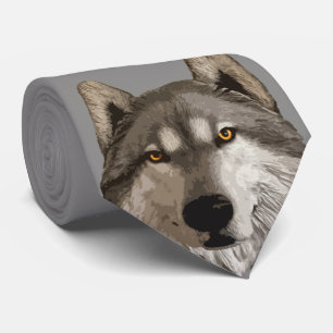 Cravate Tête de loup