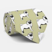 Cravate Tête de Pug (Roulé)