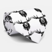Cravate Tête d'orignaux (Roulé)